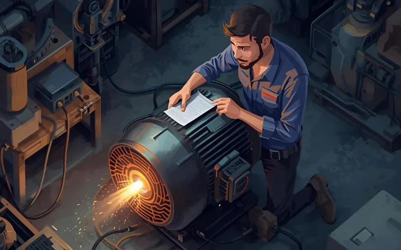 روشن نشدن موتور برق