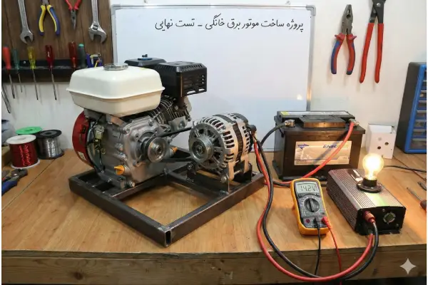 ساخت موتور تولید برق