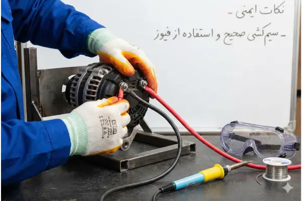 ساخت موتور تولید برق