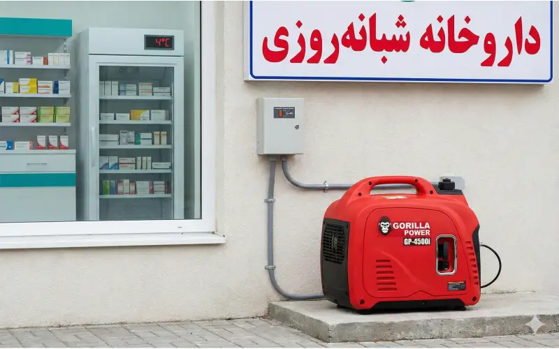 موتور برق مناسب داروخانه