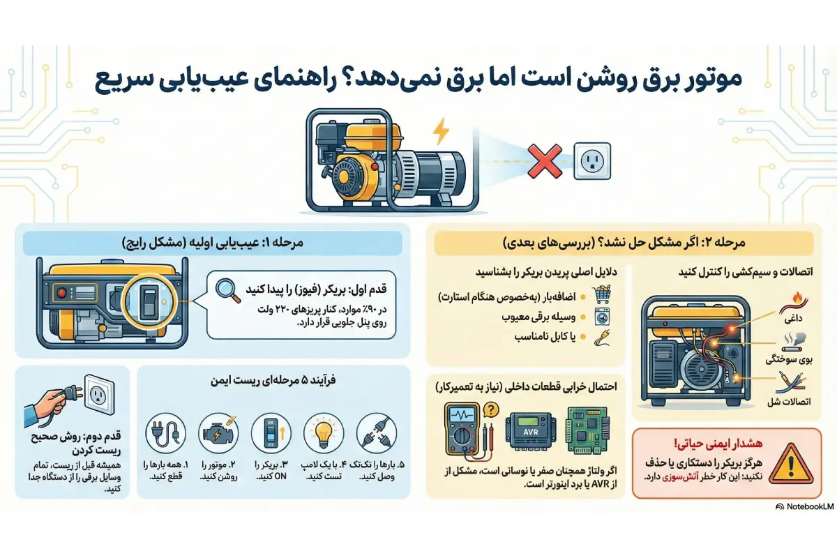فیوز موتور برق بنزینی