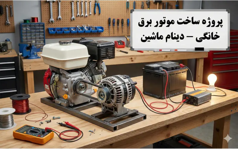 ساخت موتور تولید برق