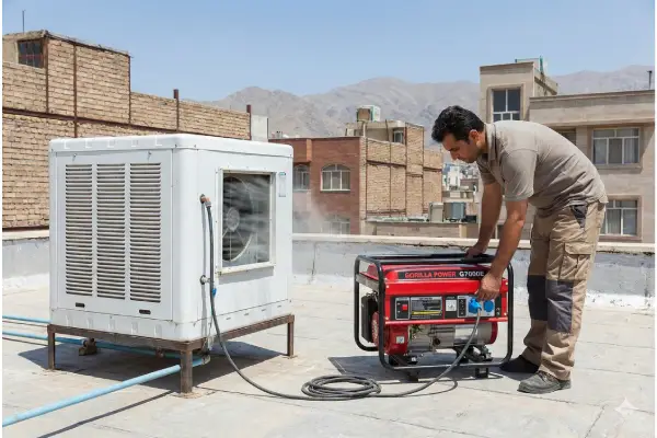 موتور برق مناسب کولر آبی